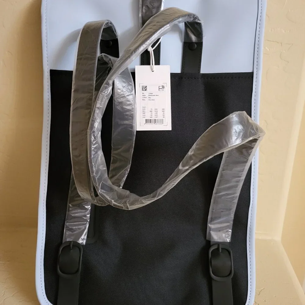 RAINS BACKPACK MINI Color: Sky NWT